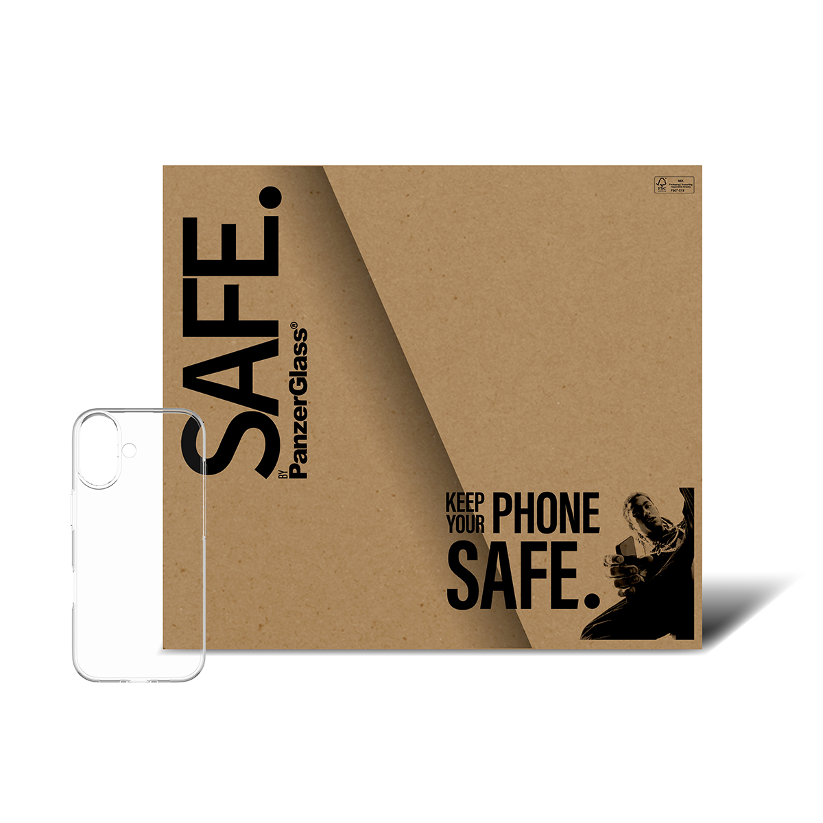 PANZERGLASS SAFE TPU CASE CLEAR IP 17