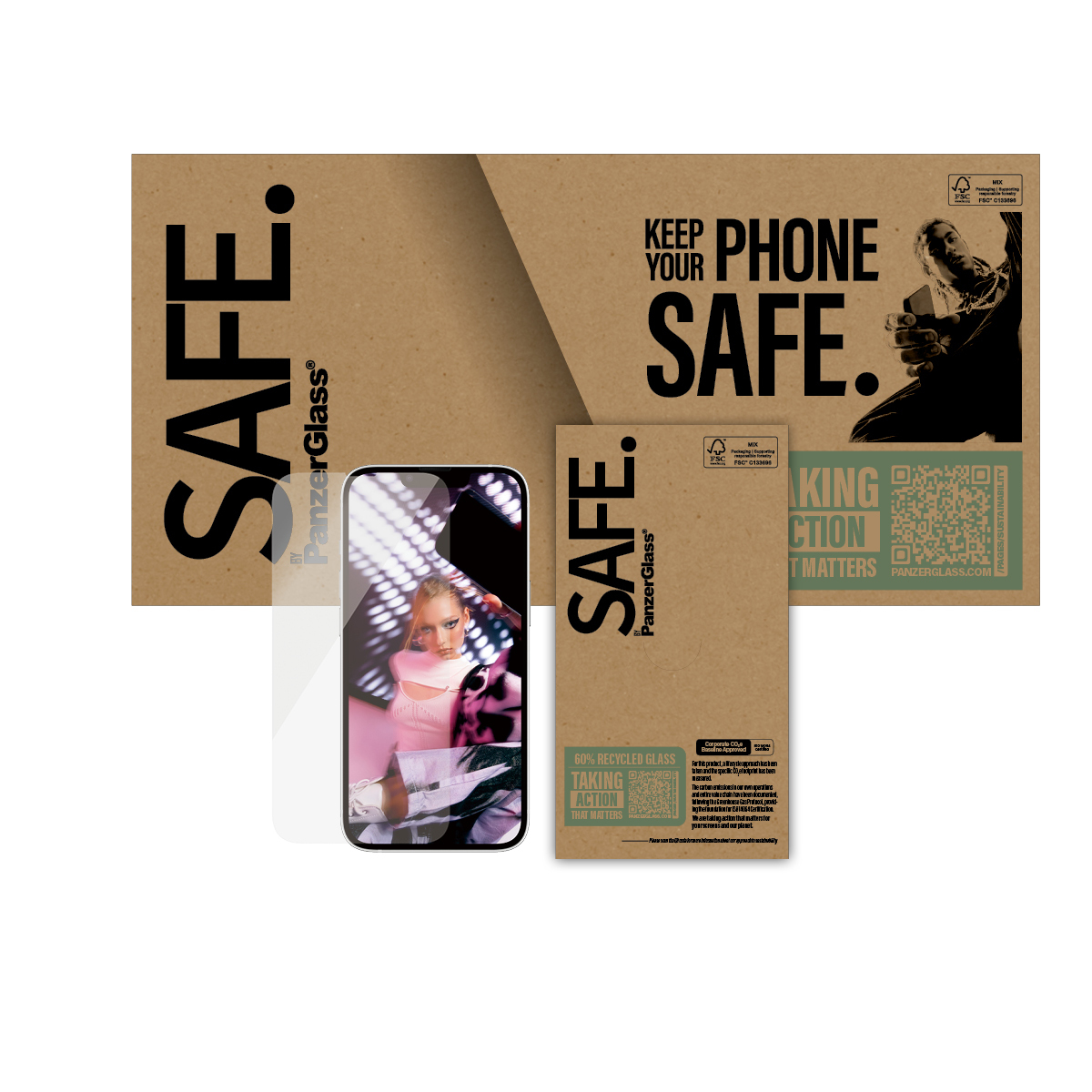 SAFE. by PanzerGlass Screen Protector iP 16e /14 /13 /13 Pro