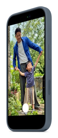 APPLE IPHONE 17 SILICONE CASE MAGS ANCHOR BLUE