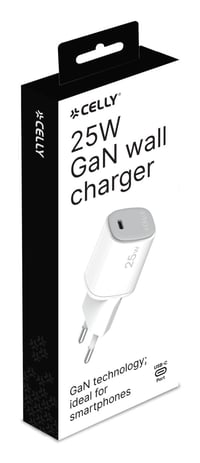 Celly Wall Charger Single USB-C 25W
